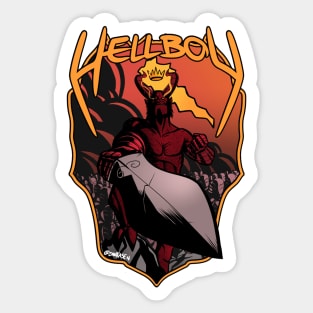 Hellboy - King of Hell Sticker